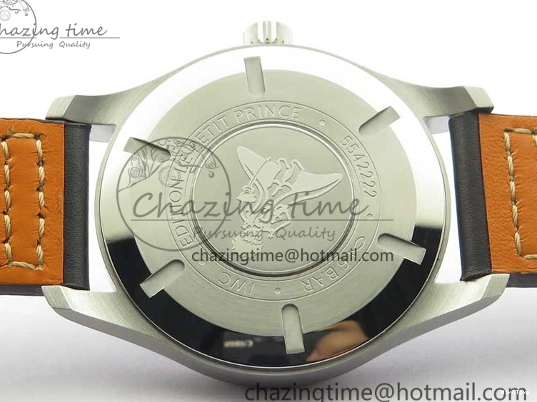 MIROTIME 0406 MARK XVIII Le Petit Prince IW327004 SS FKF 1:1 Best Edition Blue Dial On Brown Leather Strap Trendsetting 7117